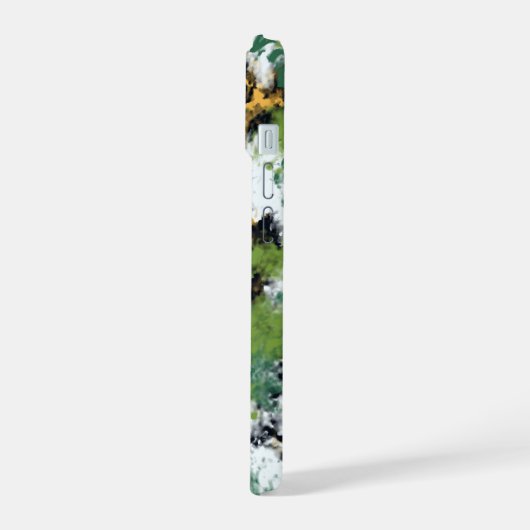 緑 iPhone 15ケース (左側面)