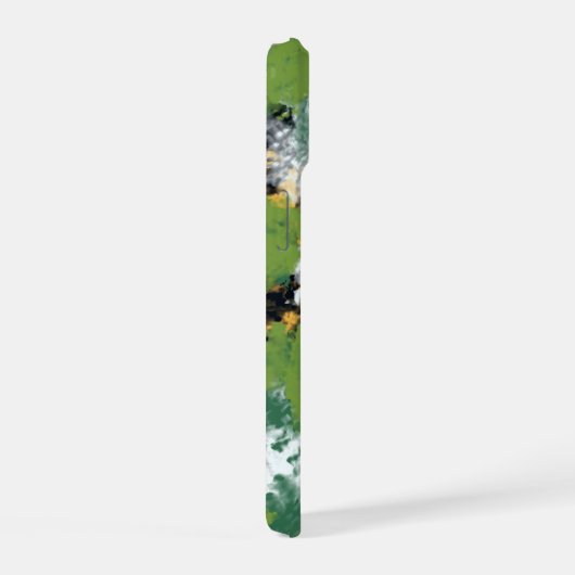 緑 iPhone 15ケース (右側面)