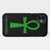 緑Ankh iPhone 5ケース Case-Mate iPhoneケース (裏面(横))