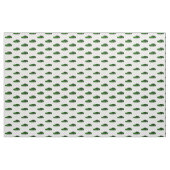 緑C6コルベット手描きスケッチ生地 ファブリック (ヤード)