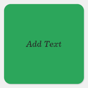 緑Create Your Own Add文字ボタン スクエアシール