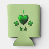 緑Iのハートのアイルランド語 缶クーラー (裏面)