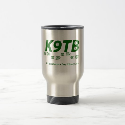 緑K9TBのロゴのタンブラー トラベルマグ (中央)