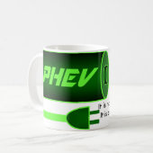 緑PHEV コーヒーマグカップ (正面左)