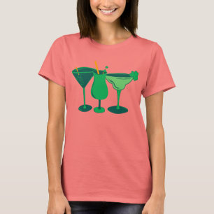 緑St.ハンバーグ日のカクテル Tシャツ