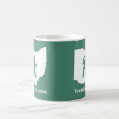 緑TrekOhioのマグ コーヒーマグカップ (中央)