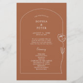 線お洒落バラアーチ式プログラム (正面)