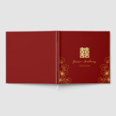 線さくらんぼ中国のの結婚花の二重習氏 ゲストブック (全面)