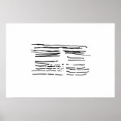 線で作った自転車 ポスター (正面)