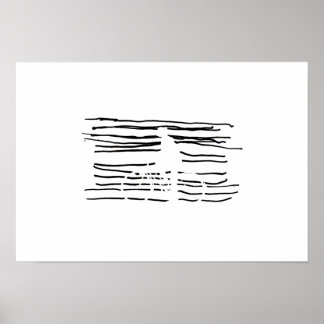 線で作った自転車 ポスター