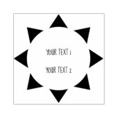 線で囲むテキストを追加 ラバースタンプ (インプリント)