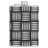 線とアートの交差 フラスク (正面)