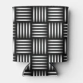 線とアートの交差 缶クーラー (正面)