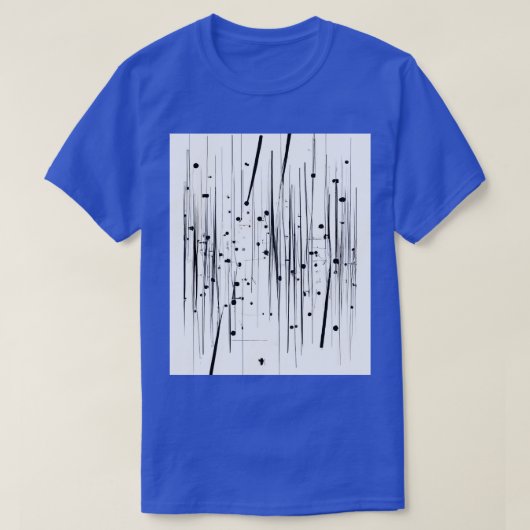 線とドット1 Tシャツ (デザイン正面)
