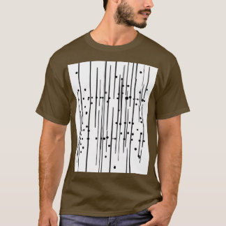 線とドット Tシャツ