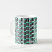 線とボックス コーヒーマグカップ (正面左)