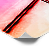 線と円のBMX ポスター (角)