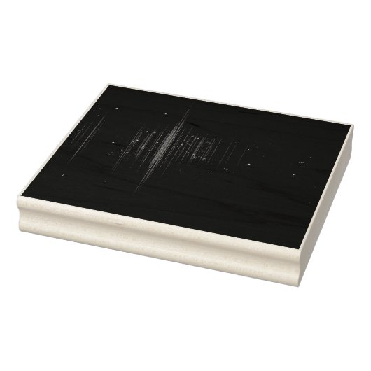 線と星を持つ紫と黒の背景 ラバースタンプ (スタンプ)