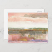 線と色の金ゴールド・クロップの影響 ポストカード (正面/裏面)