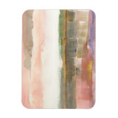 線と色の金ゴールド・クロップの影響 マグネット (縦)