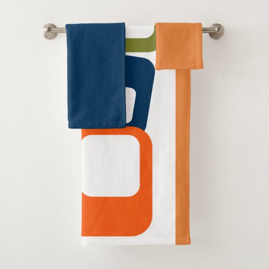 線と長方形バスタオルセット バスタオルセット (インサイチュ)