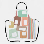 線と長方形 エプロン (正面)