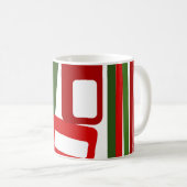 線と長方形 コーヒーマグカップ (正面右)