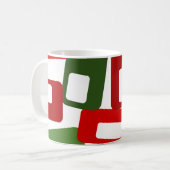 線と長方形 コーヒーマグカップ (正面左)