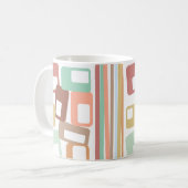 線と長方形 コーヒーマグカップ (正面左)