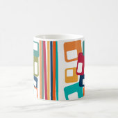 線と長方形 コーヒーマグカップ (中央)