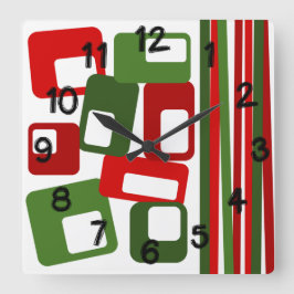 線と長方形 スクエア壁時計