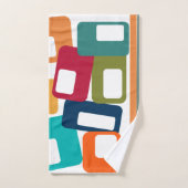 線と長方形 バスタオルセット (ハンドタオル)