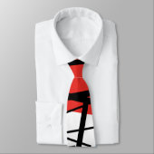 線と飛行機の交点 – 抽象芸術アート ネクタイ (タイ)