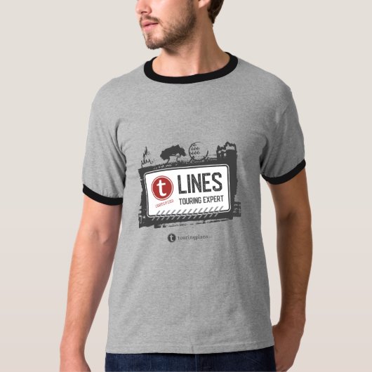 線のエキスパート Tシャツ (正面)