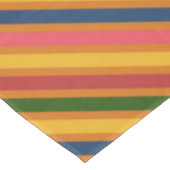 線のカラフルパターン テーブルクロス (アングル)