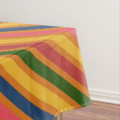 線のカラフルパターン テーブルクロス (インサイチュ)
