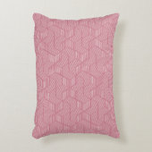 線のジオメトリ:モダンヴィンテージテクスチャ アクセントクッション (正面(垂直))