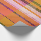 線のパターン ラッピングペーパー (角)