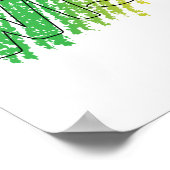 線のポスターの外側の色 ポスター (角)