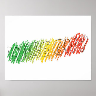 線のポスターの外側の色 ポスター