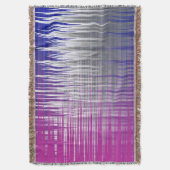 線の交わる線 スローブランケット (正面縦)
