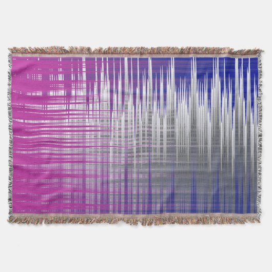 線の交わる線 スローブランケット (正面)