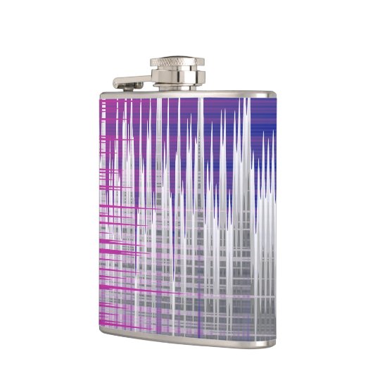 線の交わる線 フラスク (左)