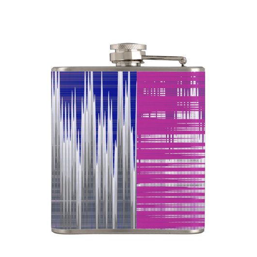 線の交わる線 フラスク (裏面)