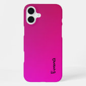線の優雅さ：蝶シルエット iPhoneケース (裏面)