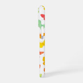 線の優雅さ：蝶シルエット iPhoneケース (左側面)