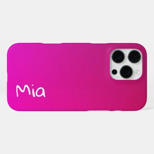 線の優雅さ:蝶シルエット iPhoneケース (裏面横)