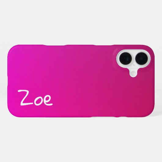 線の優雅さ:蝶シルエット iPhoneケース (裏面横)