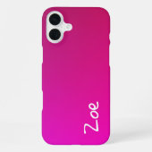 線の優雅さ:蝶シルエット iPhoneケース (裏面)