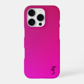 線の優雅さ:蝶シルエット iPhoneケース (裏面)